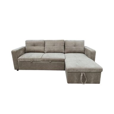 Kampinė sofa-lova SOHO, ruda