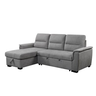 Kampinė sofa-lova KARIS, šviesiai pilka