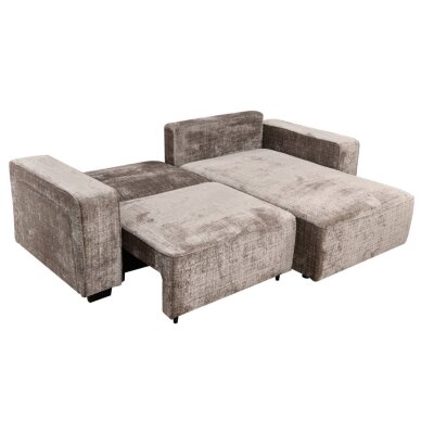 Kampinė sofa-lova RUFUS, pilkai ruda (taupe) 1 Kampinė sofa-lova RUFUS, pilkai ruda (taupe) 1