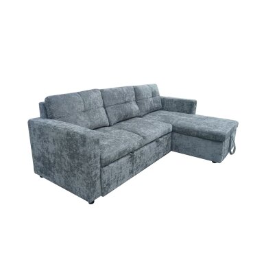 Kampinė sofa-lova SOHO, šviesiai pilka 1