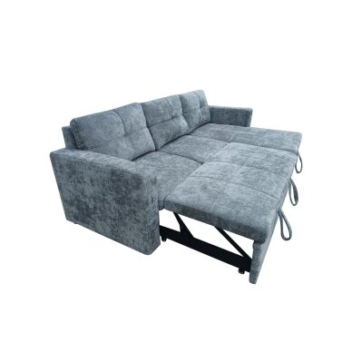 Kampinė sofa-lova SOHO, šviesiai pilka 4