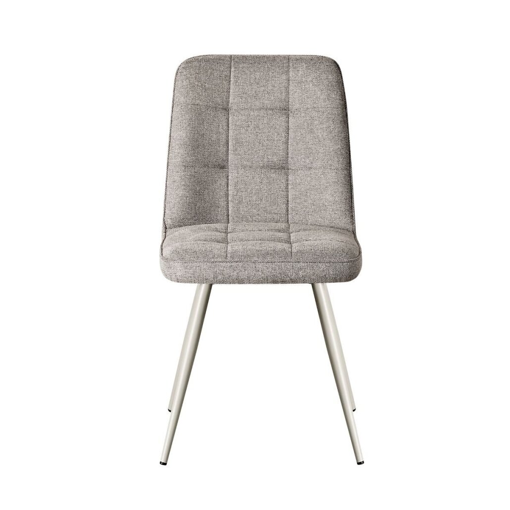 Kėdė SUN GREY, pilkai ruda (taupe), rogožka, pilkos kojos