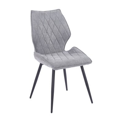 Kėdė NIL, pilka, šenilinė