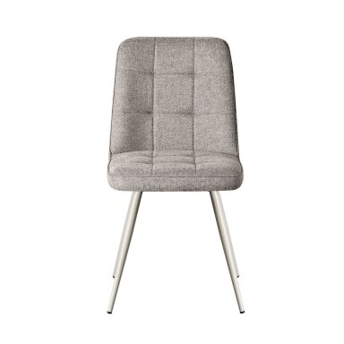 Kėdė SUN GREY, pilkai ruda (taupe), rogožka, pilkos kojos