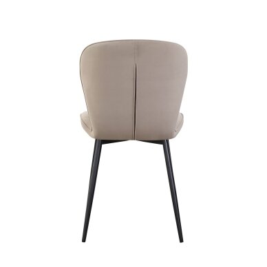 Kėdė GIO, pilkai ruda (taupe), velūrinė 4 Kėdė GIO, pilkai ruda (taupe), velūrinė 4