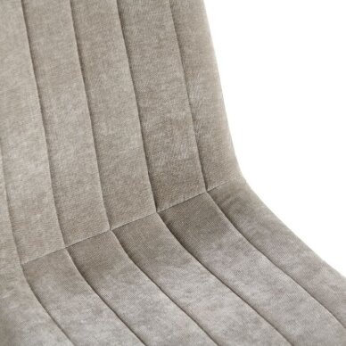Kėdė JET GREY, smėlio pilka, lininė, pilkos kojos 2 Kėdė JET GREY, smėlio pilka, lininė, pilkos kojos 2
