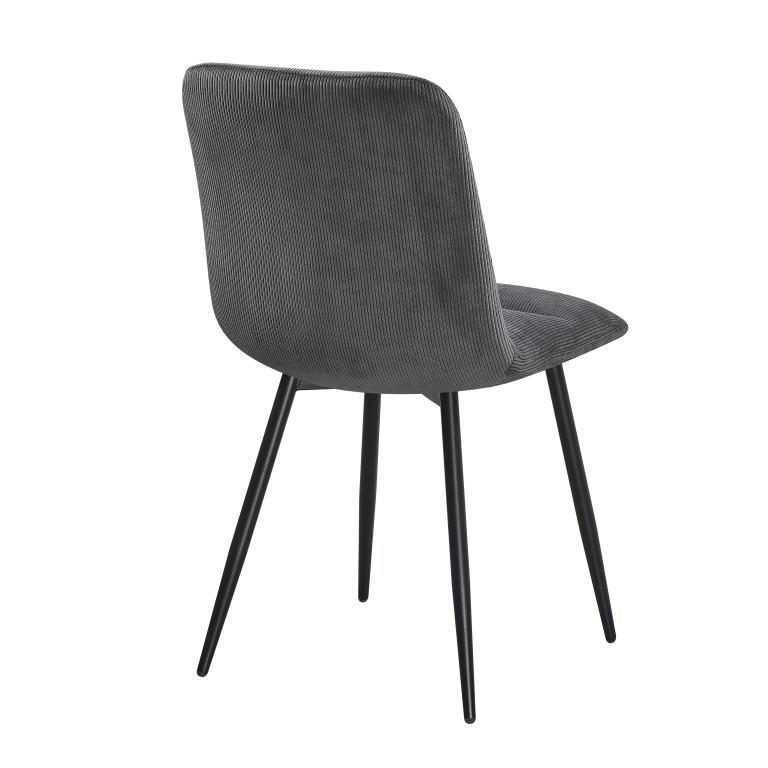 Kėdė BOS, pilka, velvetinė 3 Kėdė BOS, pilka, velvetinė 3