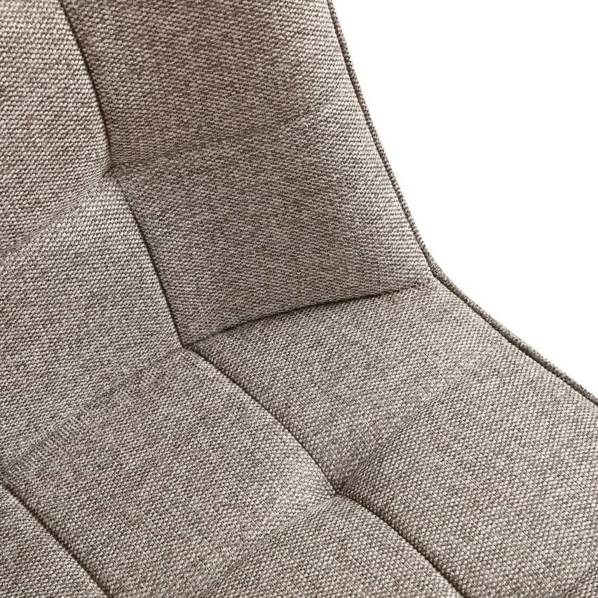 Kėdė SUN, pilkai ruda (taupe), rogožka 4 Kėdė SUN, pilkai ruda (taupe), rogožka 4