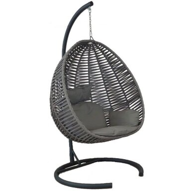 Lauko kabamas krėslas COOCON 109, pilka