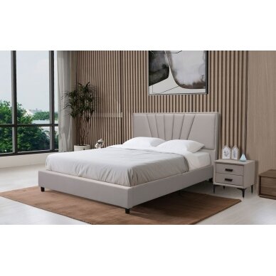 Lova ELENA 140x200 cm, pilka 5 Lova ELENA 140x200 cm, pilka 5
