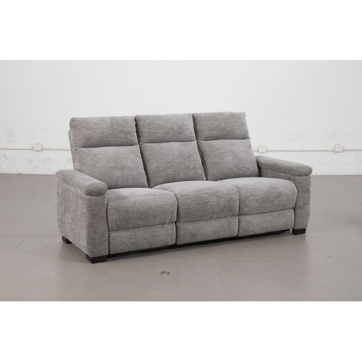 Modulinė trivietė sofa 51592M, pilka 2 Modulinė trivietė sofa 51592M, pilka 2