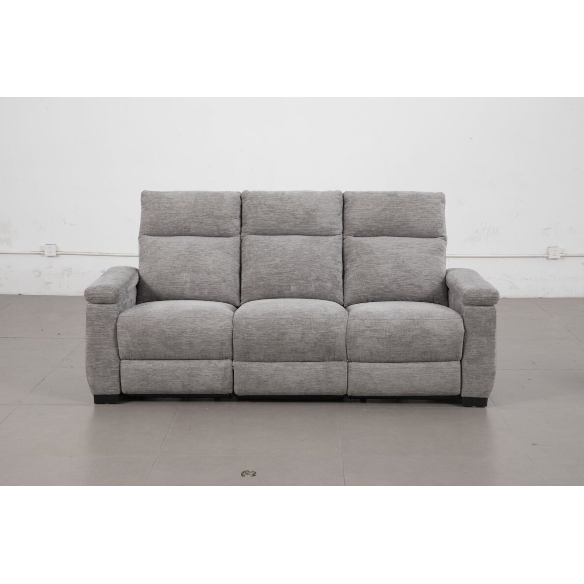 Modulinė trivietė sofa 51592M, pilka