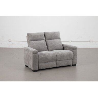 Modulinė dvivietė sofa su elektriniais reglaineriais 51592M, pilka