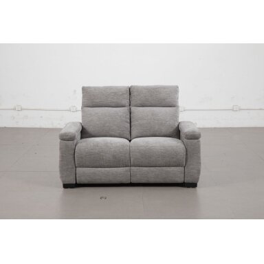 Modulinė dvivietė sofa su elektriniais reglaineriais 51592M, pilka