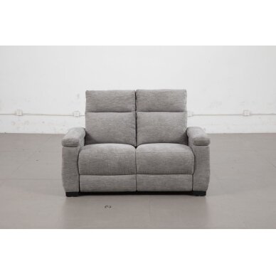 Modulinė dvivietė sofa su elektriniais reglaineriais 51592M, pilka