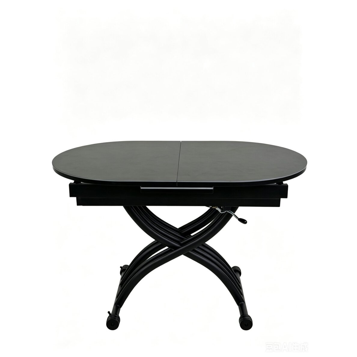 Stalas transformeris BREMEN 120-150x75 cm, tamsiai pilka 1