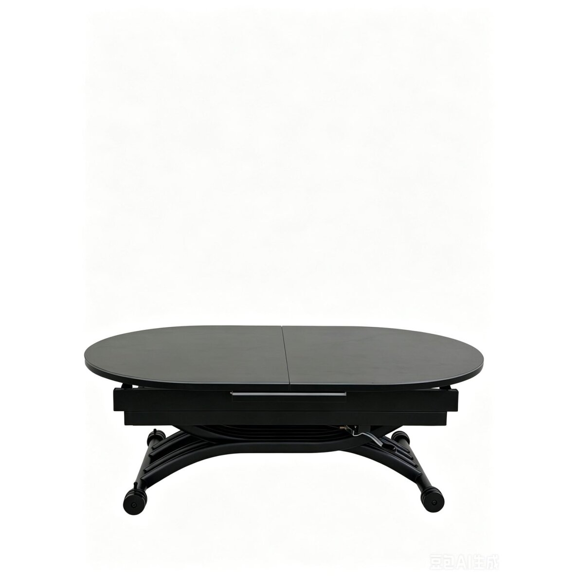 Stalas transformeris BREMEN 120-150x75 cm, tamsiai pilka 2