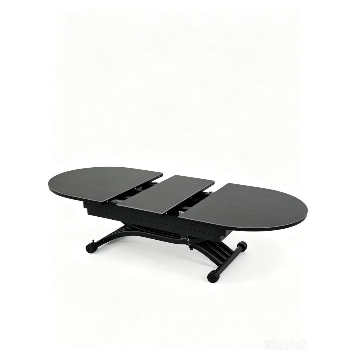 Stalas transformeris BREMEN 120-150x75 cm, tamsiai pilka 5
