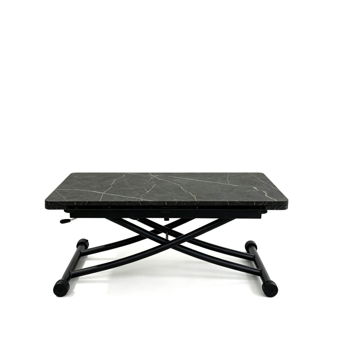 Stalas transformeris ULM 100x57-114 cm, juoda su auksu 4 Stalas transformeris ULM 100x57-114 cm, juoda su auksu 4