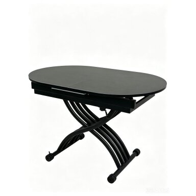 Stalas transformeris BREMEN 120-150x75 cm, tamsiai pilka Stalas transformeris BREMEN 120-150x75 cm, tamsiai pilka