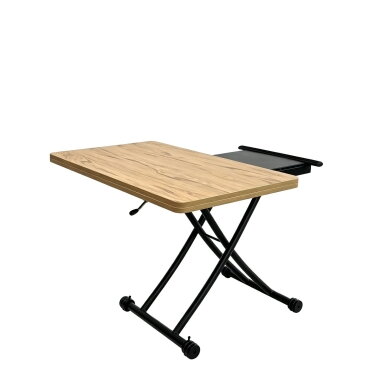 Stalas transformeris ULM 100x57-114 cm, ąžuolas Stalas transformeris ULM 100x57-114 cm, ąžuolas