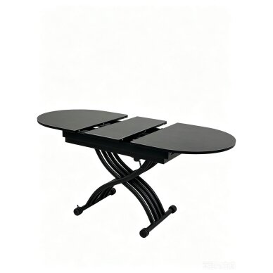 Stalas transformeris BREMEN 120-150x75 cm, tamsiai pilka 3 Stalas transformeris BREMEN 120-150x75 cm, tamsiai pilka 3