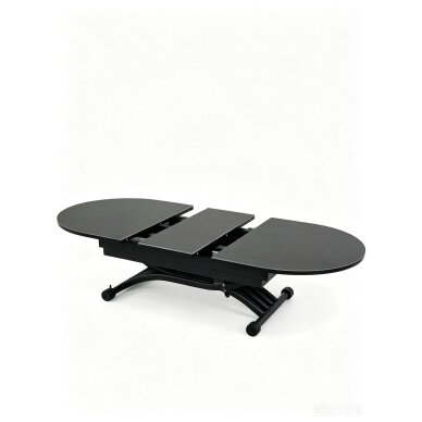 Stalas transformeris BREMEN 120-150x75 cm, tamsiai pilka 5