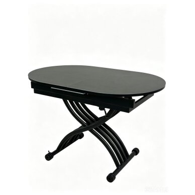 Stalas transformeris BREMEN 120-150x75 cm, tamsiai pilka Stalas transformeris BREMEN 120-150x75 cm, tamsiai pilka
