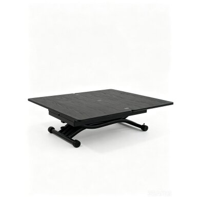 Stalas transformeris NANT 100x57-114 cm, matinė juoda 4