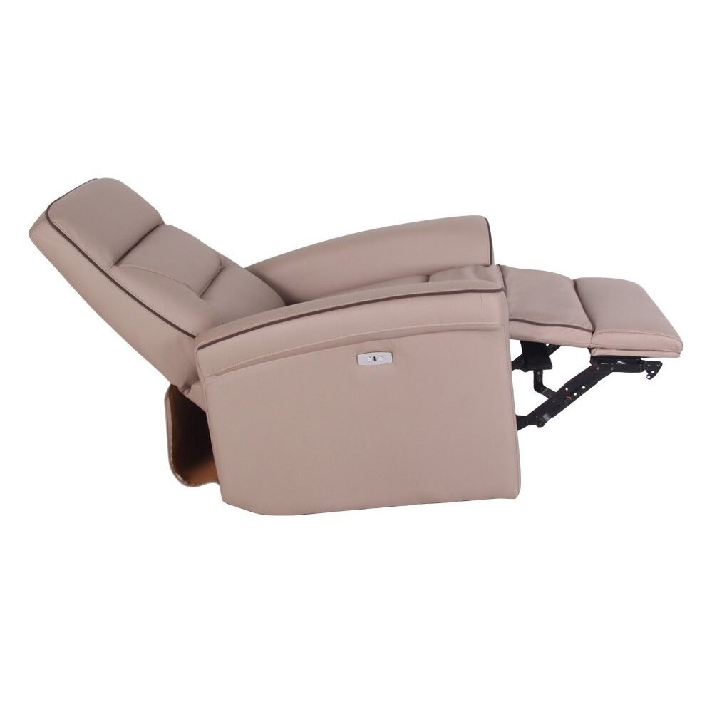 Supamas elektrinis fotelis-reglaineris DM03002, pilkai ruda 5