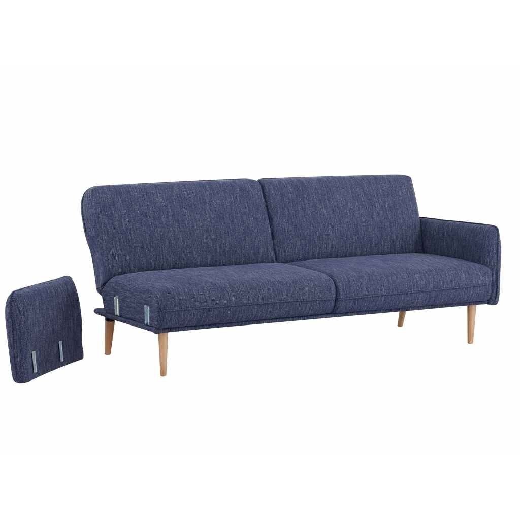 Trivietė sofa-lova BORGO, mėlyna 4