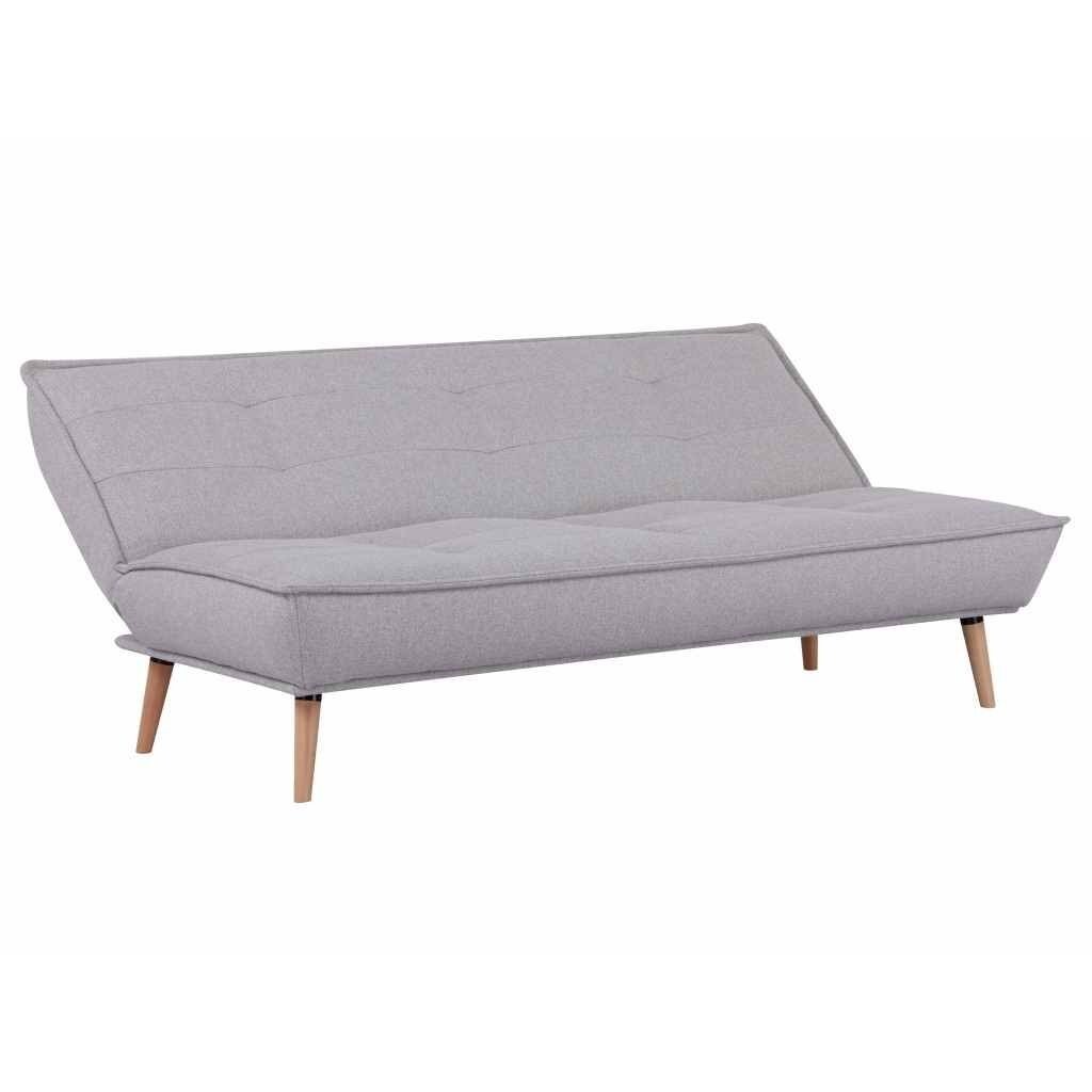 Trivietė sofa-lova MARVIN, šviesiai pilka 2