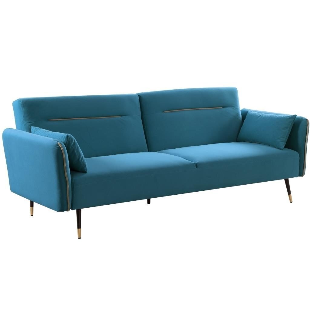 Trivietė sofa-lova VERDI, mėlyna Trivietė sofa-lova VERDI, mėlyna