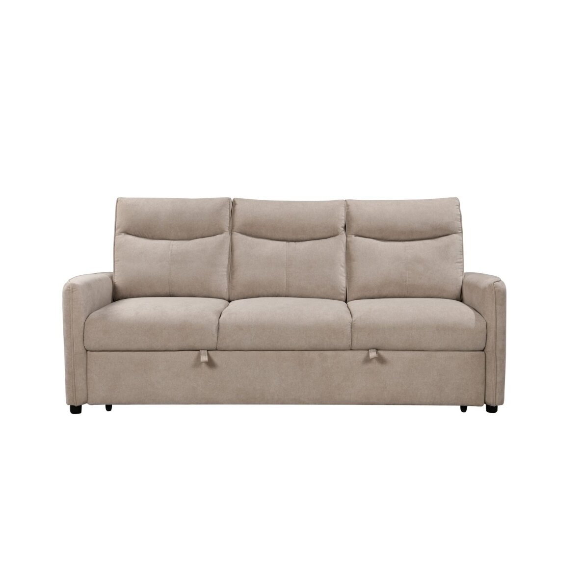 Trivietė sofa-lova LUMEN, smėlio Trivietė sofa-lova LUMEN, smėlio