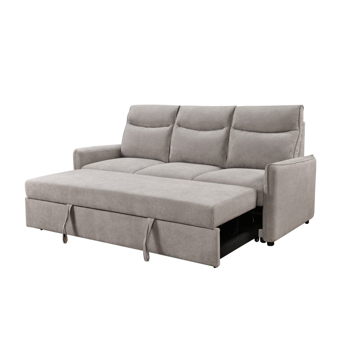 Trivietė sofa-lova LUMEN, šviesiai pilka 3 Trivietė sofa-lova LUMEN, šviesiai pilka 3