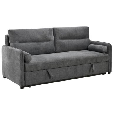 Trivietė sofa-lova GIROS, tamsiai pilka