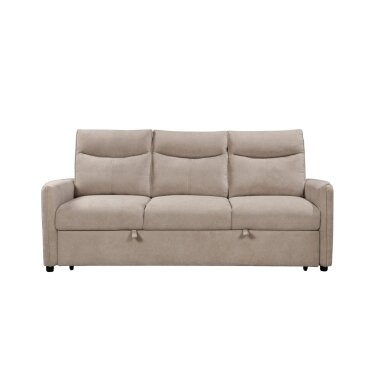 Trivietė sofa-lova LUMEN, smėlio