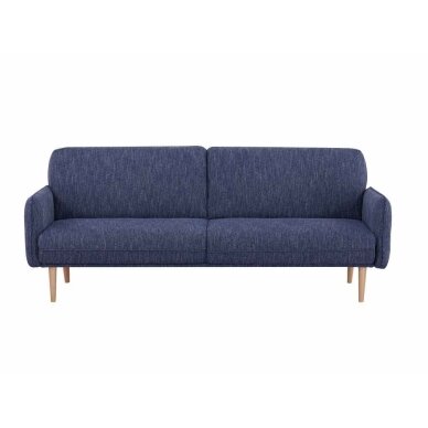 Trivietė sofa-lova BORGO, mėlyna 1 Trivietė sofa-lova BORGO, mėlyna 1