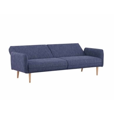 Trivietė sofa-lova BORGO, mėlyna 2 Trivietė sofa-lova BORGO, mėlyna 2