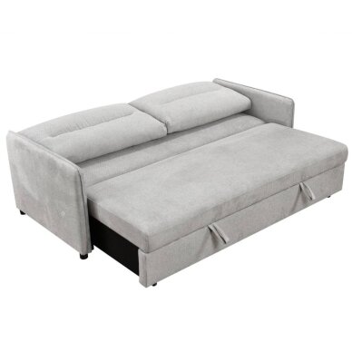 Trivietė sofa-lova GIROS, šviesiai pilka 2 Trivietė sofa-lova GIROS, šviesiai pilka 2