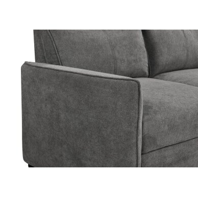 Trivietė sofa-lova LUMEN, tamsiai pilka 3
