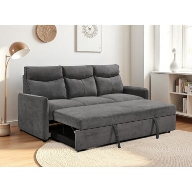 Trivietė sofa-lova LUMEN, tamsiai pilka 5 Trivietė sofa-lova LUMEN, tamsiai pilka 5