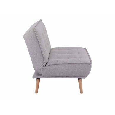 Trivietė sofa-lova MARVIN, šviesiai pilka 4