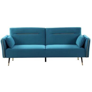 Trivietė sofa-lova VERDI, mėlyna 2 Trivietė sofa-lova VERDI, mėlyna 2