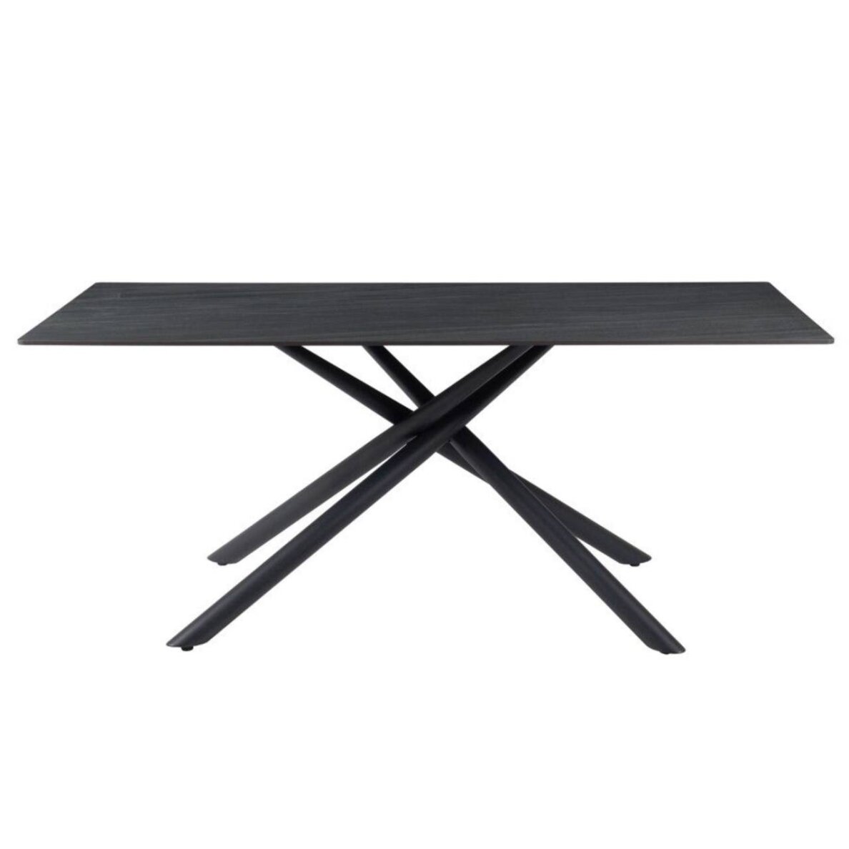 Valgomojo stalas LOTUS 180x90 cm, matinė antracito 1 Valgomojo stalas LOTUS 180x90 cm, matinė antracito 1