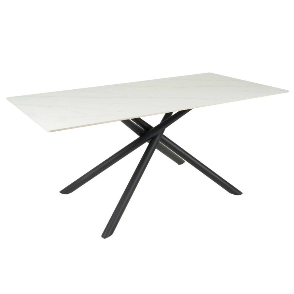 Valgomojo stalas LOTUS 180x90 cm, matinis baltas marmuras Valgomojo stalas LOTUS 180x90 cm, matinis baltas marmuras